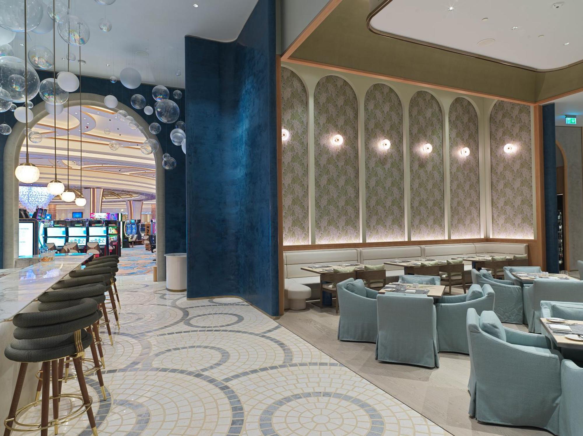 City Of Dreams Mediterranean - Integrated Resort, Casino & Entertainment 利马索尔 外观 照片 The interior of the restaurant