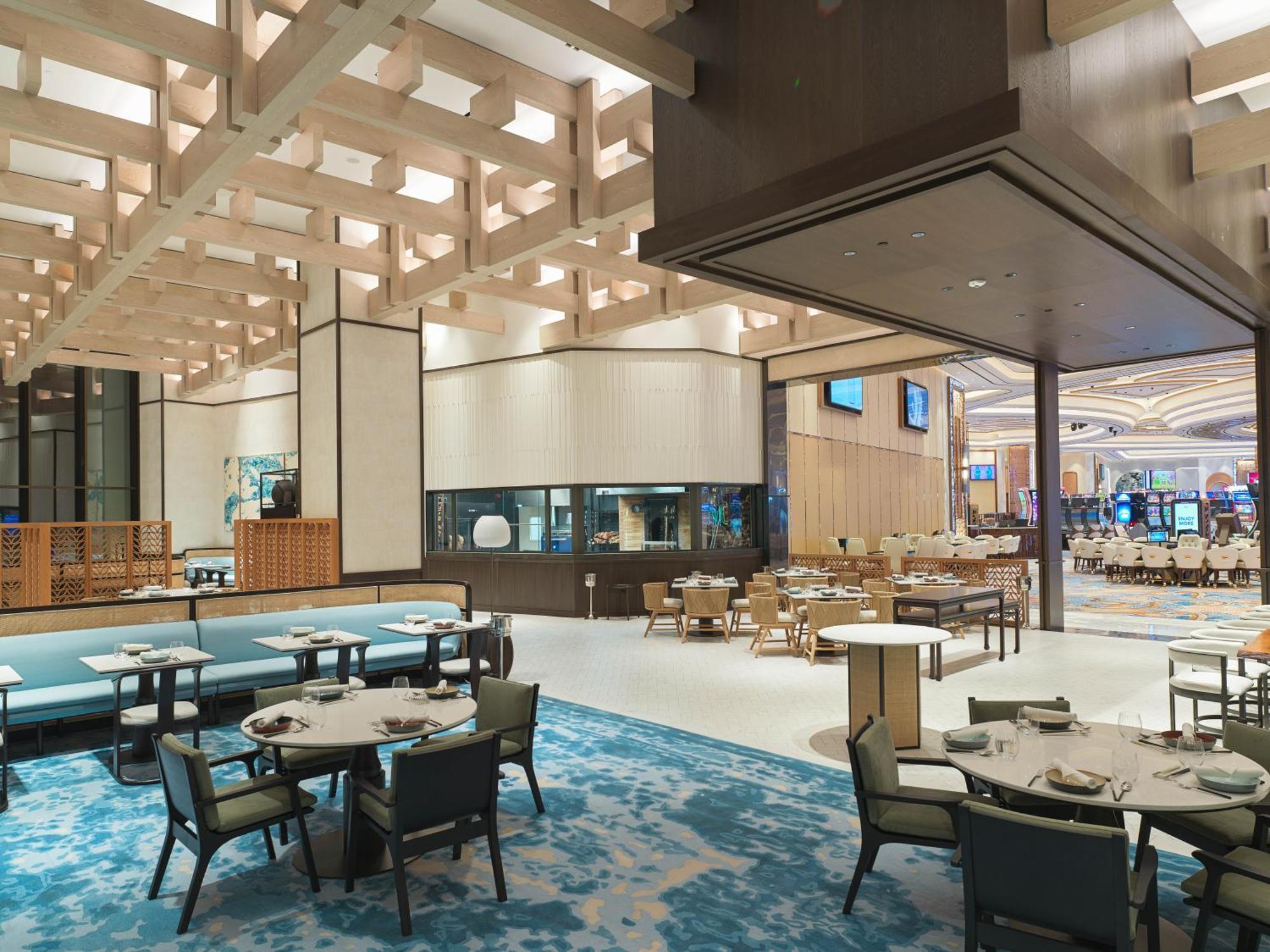 City Of Dreams Mediterranean - Integrated Resort, Casino & Entertainment 利马索尔 外观 照片 The interior of the dining room at the MGM Resorts in National Harbor, Maryland